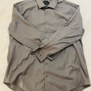 Kenneth Cole Men's Gray Dress Shirt